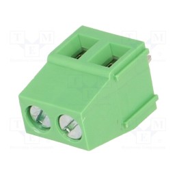 5 pcs x DEGSON ELECTRONICS - DG128-5.0-02P-14 - PCB terminal block, angled, 5mm, ways: 2, on PCBs, 2.5mm2, terminal