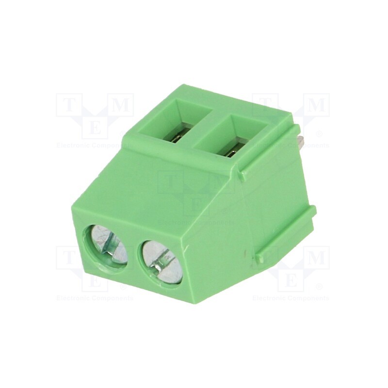 5 pcs x DEGSON ELECTRONICS - DG128-5.0-02P-14 - PCB terminal block, angled, 5mm, ways: 2, on PCBs, 2.5mm2, terminal