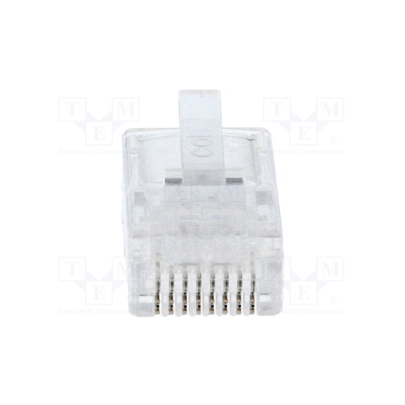 5 pcs x MH CONNECTORS - MHRJ458P8CR - Plug, RJ45, PIN: 8, Layout: 8p8c, for cable, IDC,crimped