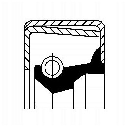 Sealing ring 01003371b corteco