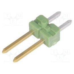 5 pcs x TE Connectivity - 825433-2 - Pin header, pin strips, AMPMODU MOD II, male, PIN: 2, straight