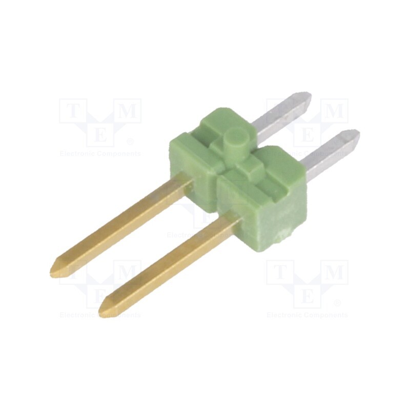 5 pcs x TE Connectivity - 825433-2 - Pin header, pin strips, AMPMODU MOD II, male, PIN: 2, straight