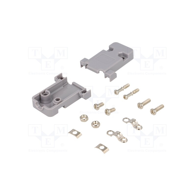 5 pcs x CONNFLY - DS1045-09AP1S1-A - Enclosure: for D-Sub connectors, D-Sub 9pin,D-Sub HD 15pin
