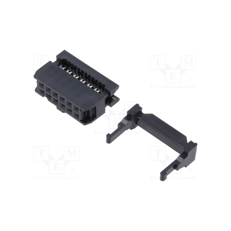 5 pcs x ADAM TECH - FCS-D2C1-12-SG-FSR - Plug, IDC, female, PIN: 12, IDC, for ribbon cable, 1.27mm