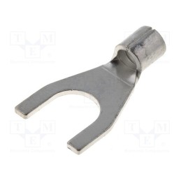 5 pcs x NINIGI - ST-098/6 - Tip: fork, M8, 4÷6mm2, crimped, for cable, non-insulated, tinned