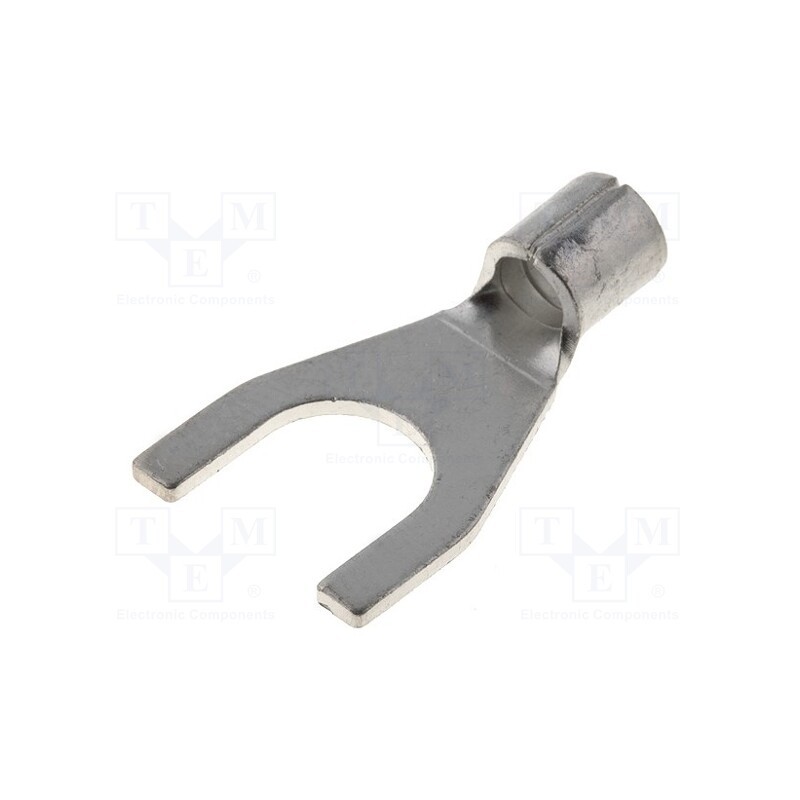 5 pcs x NINIGI - ST-098/6 - Tip: fork, M8, 4÷6mm2, crimped, for cable, non-insulated, tinned