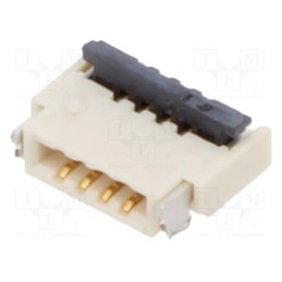 5 pcs x Global Connector Technology (GCT) - FFC2B28-04-G - Connector: FFC/FPC, horizontal, PIN: 4, ZIF, SMT, 30V, 0.4A, -25÷85°C