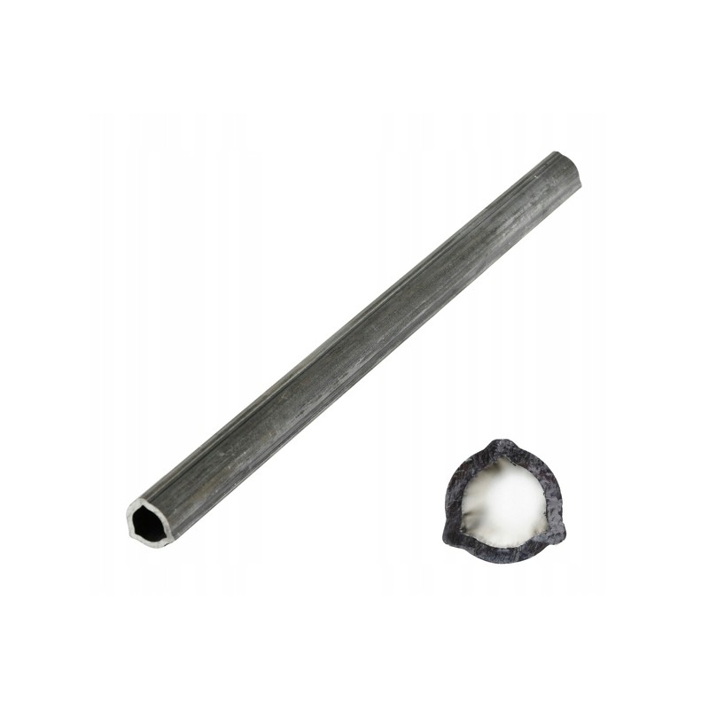 Internal triangular pipe 26 5x3 5mm, length 41 4c