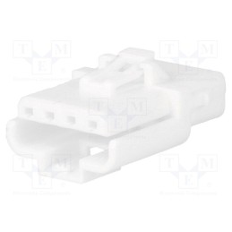 5 pcs x MOLEX - 1501700004 - Plug, wire-wire, hermaphrodite, Ditto, 3mm, PIN: 4, w/o contacts