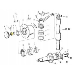 Spigot nut c 330 360 385 80205016