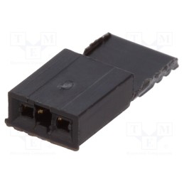 5 pcs x TE Connectivity - 881545-1 - Jumper, pin strips, female, PIN: 2, open,with holder, 2.54mm, 1x2