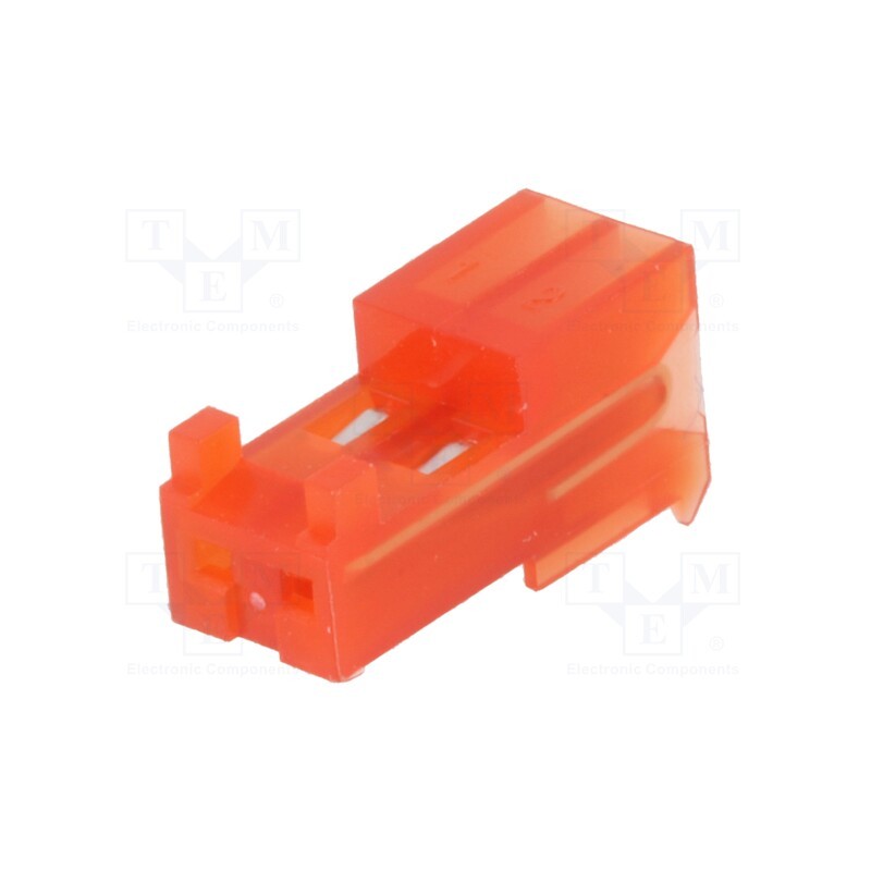 5 pcs x TE Connectivity - 3-643813-2 - Plug, wire-board, female, PIN: 2, polarized, 2.54mm, IDC, for cable