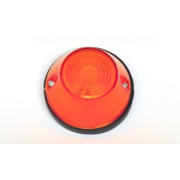 Round orange turn signal lamp