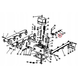 Valve lever lever sleeve Ursus C 360