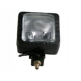 Square work lamp, motogeneric bulb