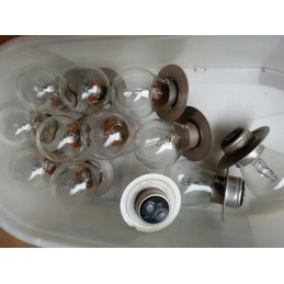 Headlamp bulb, 2-pin, T 25, Russian