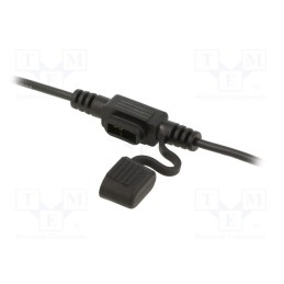 1 pcs x OPTIFUSE - LPM-01B-14B - Fuse holder, 11mm, 20A, Leads: cables, -40÷85°C, 58V
