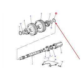 3015231x1 gear ring, PTO shaft