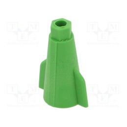 5 pcs x SIMET - 43814205 - Quick splice, 1÷6mm2, 400V, 41A, screwed, green, -25÷125°C