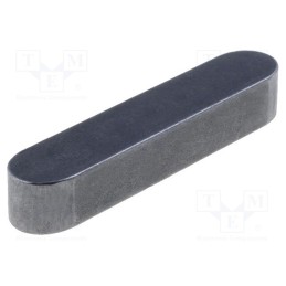1 pcs x BOSSARD - 1316923 - Parallel key, BN 870, DIN 6885, carbon steel, W: 3mm, H: 3mm, L: 20mm