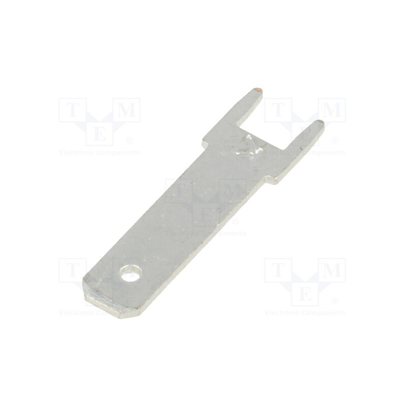 5 pcs x KEYSTONE - 1216 - Terminal: flat, 4.8mm, 0.8mm, male, THT, brass, tinned, straight