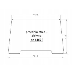 Windshield New Holland Case Steyr 87304257
