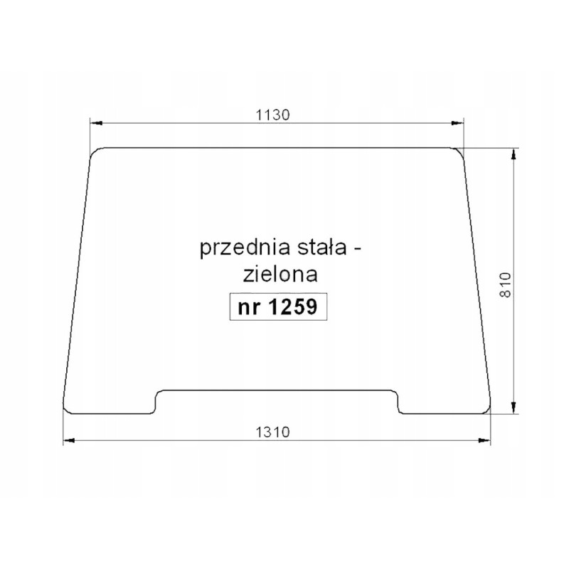 Windshield New Holland Case Steyr 87304257