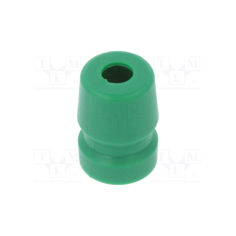 5 pcs x AMPHENOL - AC-GROMMET-GRN - Strain relief, Jack connectors,XLR connectors, green
