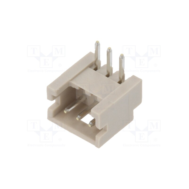 5 pcs x HIROSE - DF13-3P-1.25DS(20) - Socket, wire-board, male, DF13, 1.25mm, PIN: 3, THT, on PCBs, tinned