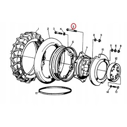 Long loader screw m16x1 5x105 c330