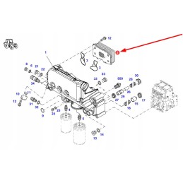 Oil cooler fendt deutz f934201510440 04900207