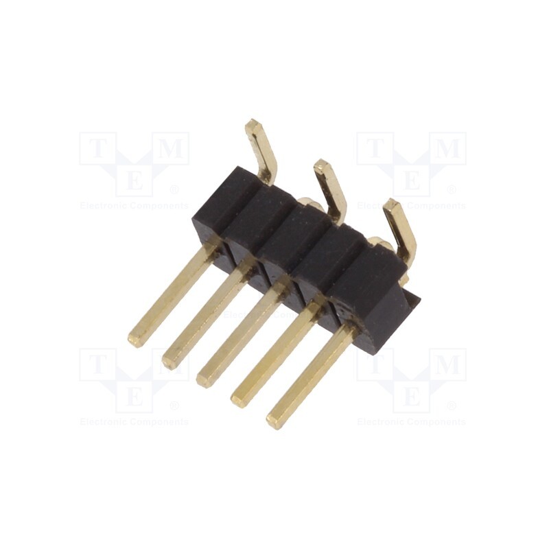 5 pcs x CONNFLY - DS1031-03-1*5P8BS-3-1-1 - Pin header, pin strips, male, PIN: 5, vertical, 1.27mm, SMT, 1x5