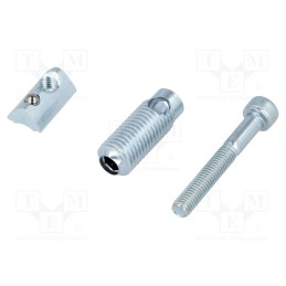 1 pcs x FATH - 099G061 - Mounting screw, for profiles, Width of the groove: 6mm, steel