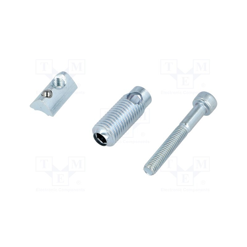 1 pcs x FATH - 099G061 - Mounting screw, for profiles, Width of the groove: 6mm, steel