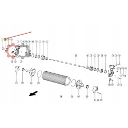 Spacer sleeve for jaguar crusher 077110