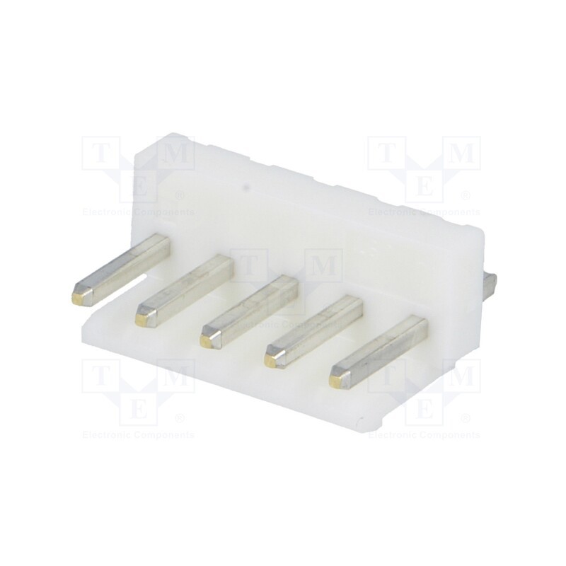 5 pcs x JST - B5P-VH (LF)(SN) - Socket, wire-board, male, VH, 3.96mm, PIN: 5, THT, 250V, 10A, -25÷85°C