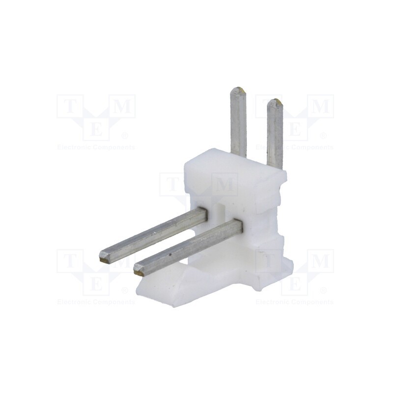 5 pcs x TE Connectivity - 640457-2 - Socket, wire-board, male, PIN: 2, 2.54mm, THT, MTA-100, tinned