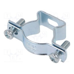 1 pcs x OBO BETTERMANN - ASL 733 25 G - T-bolt clamp, 20÷25mm, steel, Plating: zinc, 733 G, industrial