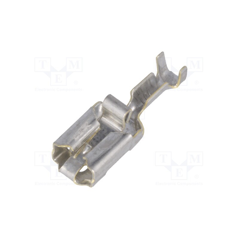 5 pcs x TE Connectivity - 160773-6 - Terminal: flat, 6.3mm, 0.8mm, female, 0.5÷1.5mm2, crimped, straight