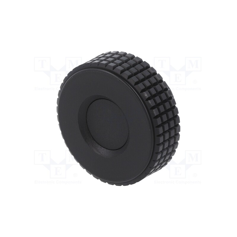 1 pcs x ELESA+GANTER - MBT.40 B-6-C9 - Knob, Ø: 39.5mm, H: 24mm, technopolymer PP, Ømount.hole: 6mm, MBT-B