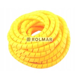 Hose cable spiral cover 22 30mm yellow 10m