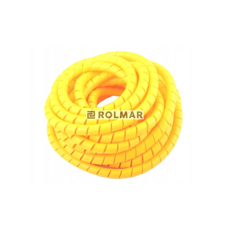 Hose cable spiral cover 22 30mm yellow 10m