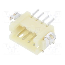 5 pcs x HIROSE - DF13A-4P-1.25H(75) - Socket, wire-board, male, DF13, 1.25mm, PIN: 4, SMT, on PCBs, tinned