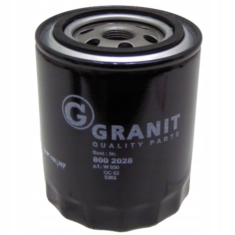 Engine oil filter 62mm 1bar granite