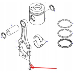 F926202310190 connecting rod bolt m10 x 1 5 x 55