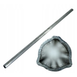 External triangular pipe 33x2 6mm, length 110 4 cm