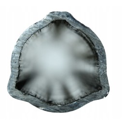 External triangular pipe 33x2 6mm, length 110 4 cm