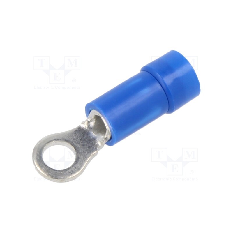 5 pcs x PANDUIT - PV14-6RN-C - Tip: ring, Ø: 3.5mm, 1.5÷2.5mm2, crimped, for cable, insulated, blue