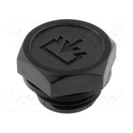 1 pcs x ELESA+GANTER - 58621 - Fill plug, without side hole, Thread: G 1/2', Overall len: 18mm
