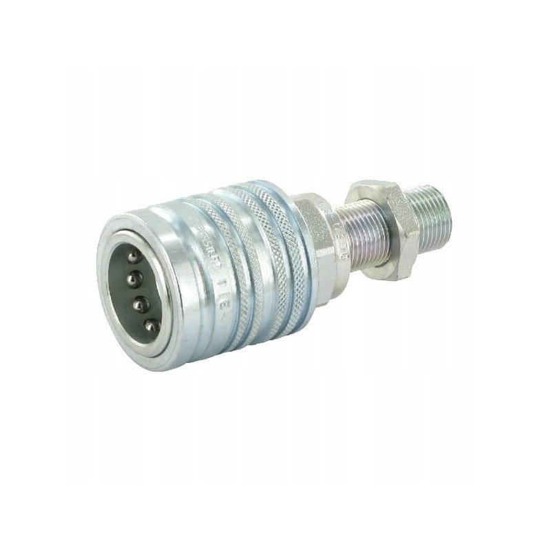 Quick connect PVC socket 1 2 bulkhead thread 1 2